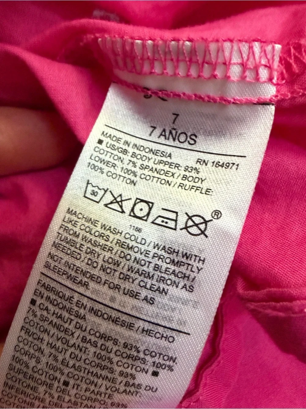 Janie and Jack Ruffle Sleeve Pink Dress Girls 7